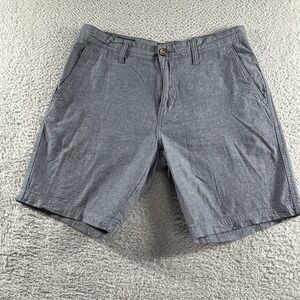 14th & Union Shorts Mens 33 Lightweight Cotton Blue Preppy‎ Chino
